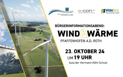 Bürgerinformationsabend: WIND & WÄRME Pfaffenhofen a.d. Roth